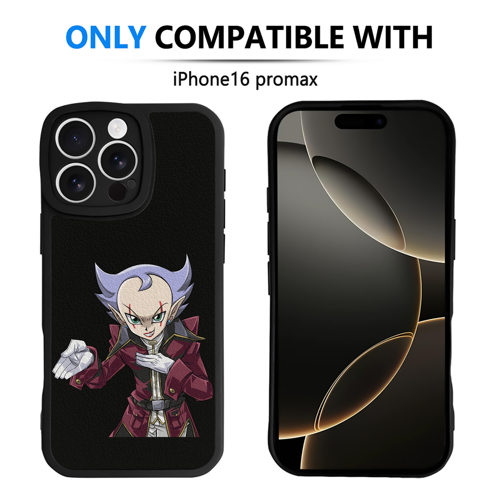 （画像用） 遊☆戯☆王 Yu-Gi-Oh! 【iPhone 16シリーズ対応】シリコンスマホケース（レザー調） 材質：シリコン